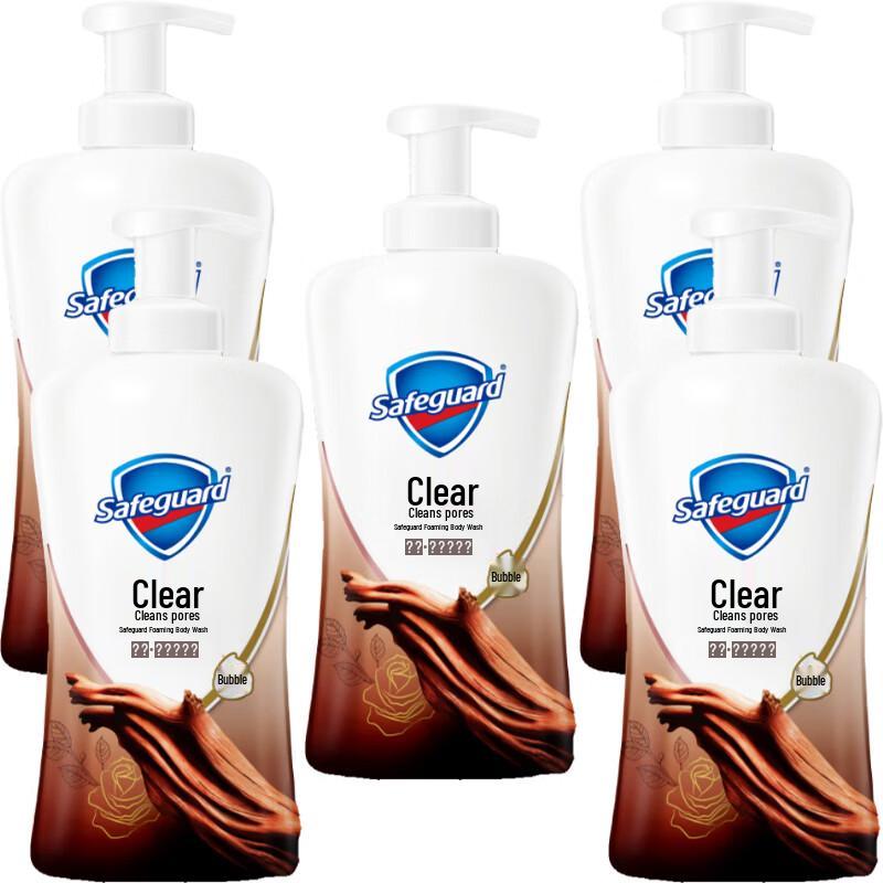 Safeguard Deep Blackwood Rose Foam Body Wash