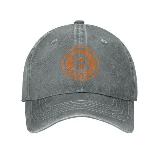 Czapka z daszkiem unisex Bitcoin Logo Modne czapki Kapelusze dla Logo Asquette Homme Czapka taty dla czapki typu Trucker unisex
