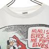 TULTEX 90s Message Print Short sleeve T-shirt XL White system Old vintage Men's Used