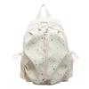Schoolbag niche design sense star print backpack female college student light commuter backpack travel small schoolbag