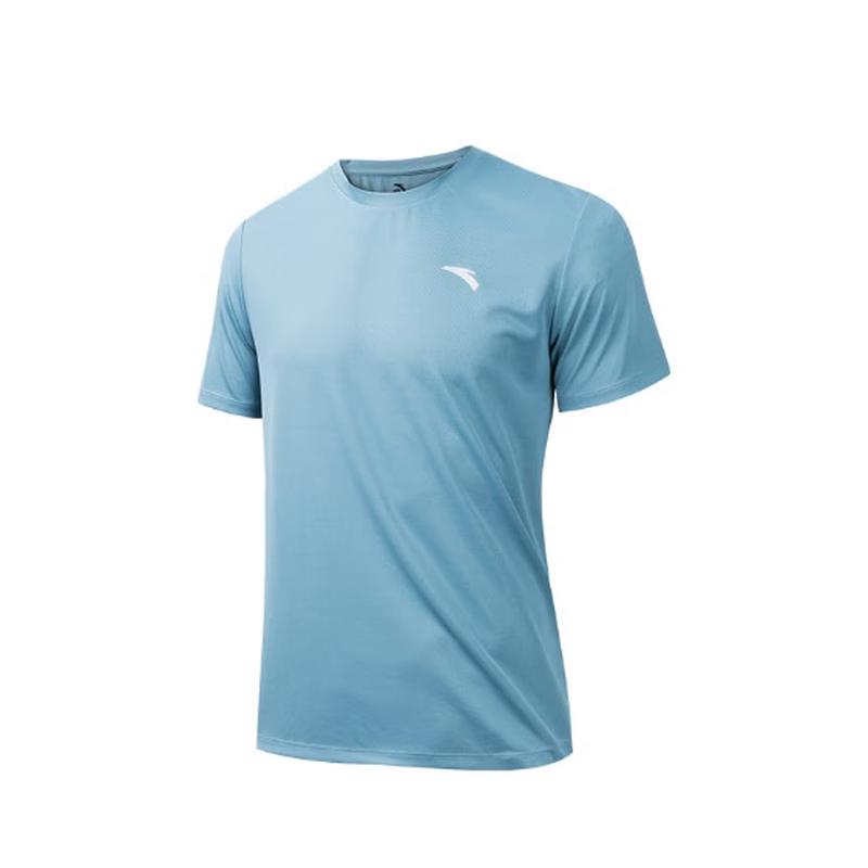 Anta Men s Short Sleeve Crew Neck Knit T-Shirt 4XL