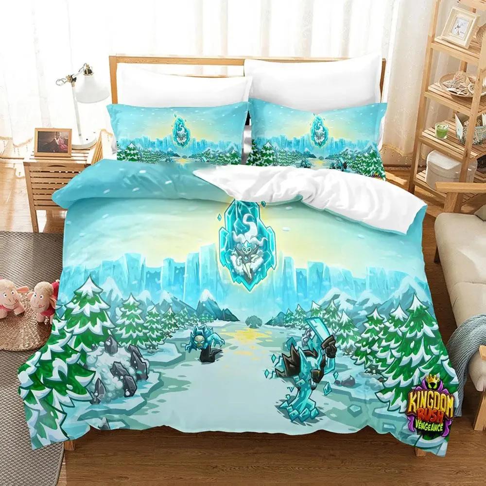 New Kingdom for Adults Boys Single Double Queen King Size Bed Cover Anime Bed ding Set Quilt Cover Pillowcase