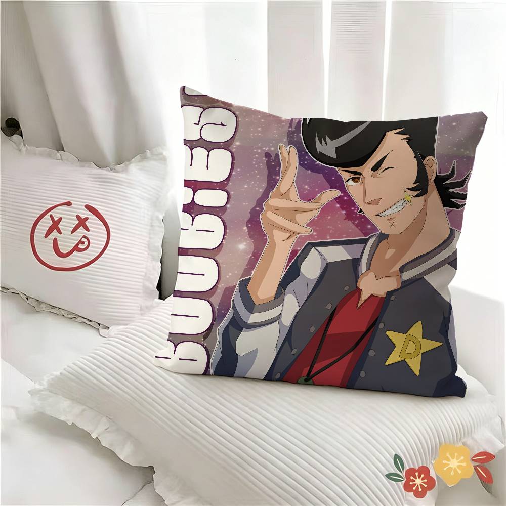 1pc Anime Space Dandy Pillow Case Fashion Square Pillowcase Bedroom Sofa Room Ins Decoration Leisure