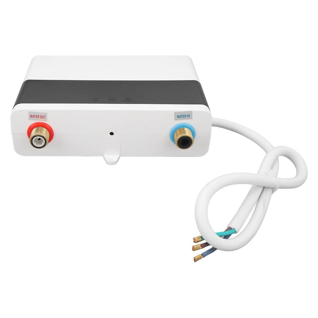 Elektrischer Durchlauferhitzer, 6000 W, für Zuhause, Küche, Badezimmer, Innenbereich, elektrischer Warmwasserbereiter