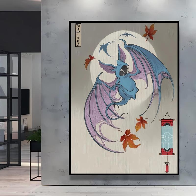 Anime Posters Wall Art Pokemon Cartoon Character Picture Modular Prints Home Room Painting Children's Bedroom Decor Best Gift