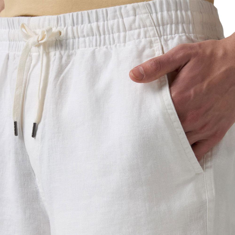 Polo Ralph Lauren Solid Logo Lace-Up Casual Shorts Men shorts White 710958586-001