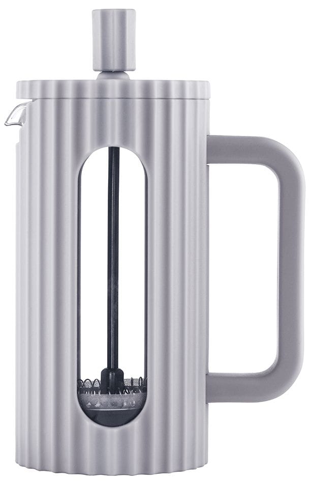 Zaparzacz do herbaty kawy szklany French Press 350 ml szary KLAUSBERG KB-7742