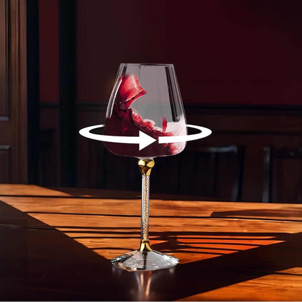 Wine Cup Fancy Wine Glass Crystal Glassware Rolling Ergonomic Organizer Holder For Cocktail Drinking Birthday Pool Wedding