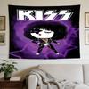 Kiss Band Rock Legends Large Wall Tapestry,Ideal for Office Backdrops, Holiday Gifts, Home Decor (Living Room, Bedroom, Dorm, Parties), and Outdoor Ce