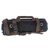 Heavy-Duty Waxed Canvas Tool Roll Bag Roll Tool Roll Up Bag Sturdy 15-Pockets Roll  Electrician