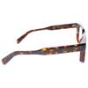 Used CUTLER AND GROSS CGOP 1410 02 Square Frame Clear Lens Sunglasses Glasses Brown