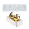 Elegant Lace Pattern Molds Christmas Theme Cake Border Decorations Kitchen Bakings Tool Fondants Moulds Silicone Texture