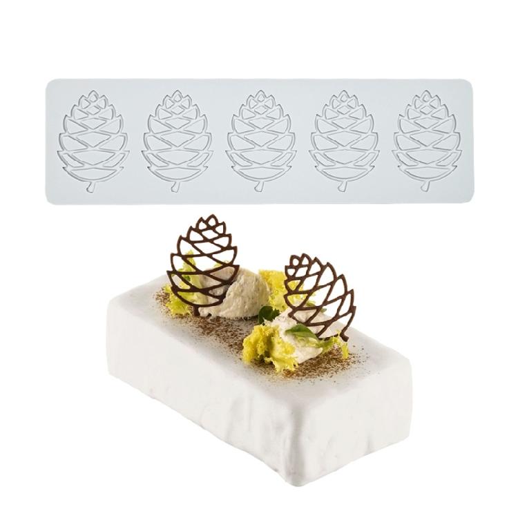 Elegant Lace Pattern Molds Christmas Theme Cake Border Decorations Kitchen Bakings Tool Fondants Moulds Silicone Texture
