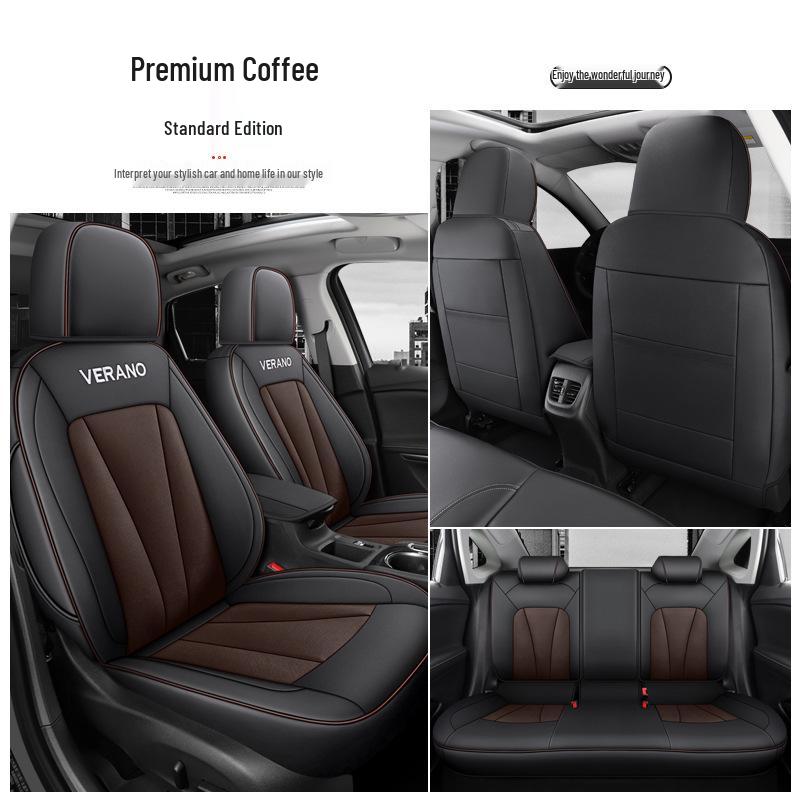 Four Seasons Universal Buick Verano Wear-Resistant Leather Car Seat Cover