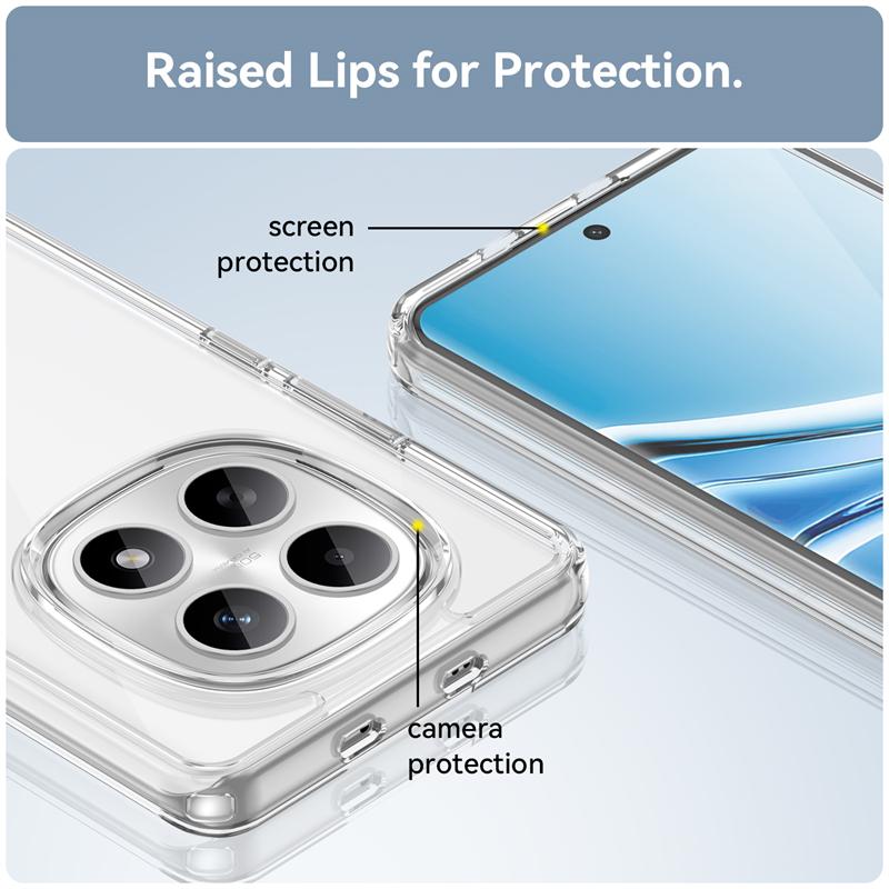 Transparent Case For Xiaomi Redmi Note 15 Case Anti-knock Silicone Colorful Cover Redmi Note 15 Pro+ Case For Redmi Note 15 Case