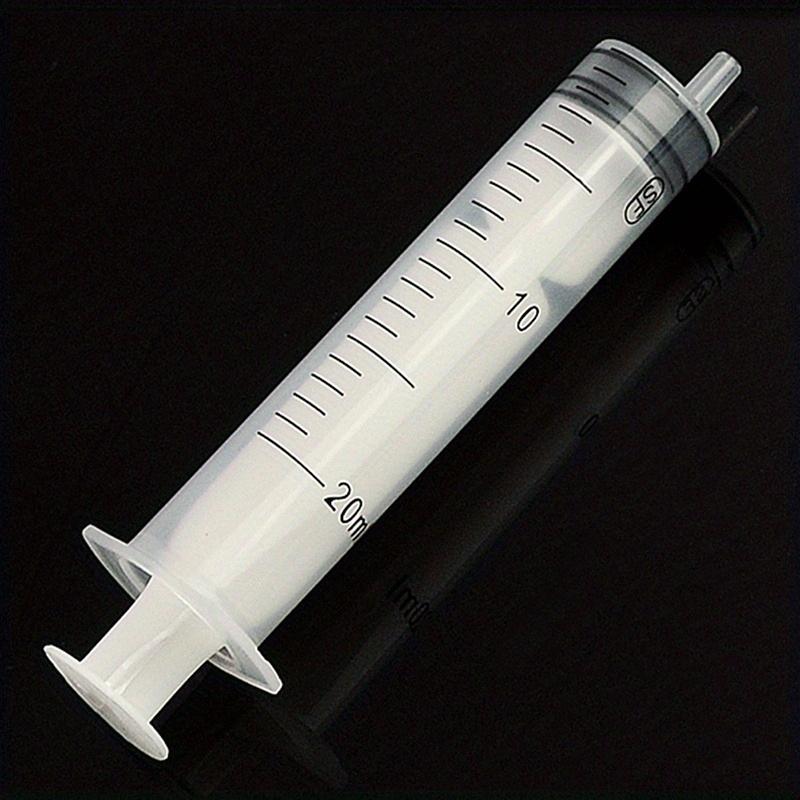 1pcs Plastic Syringe Liquid Lubricant Measuring Tool 20 Ml LS