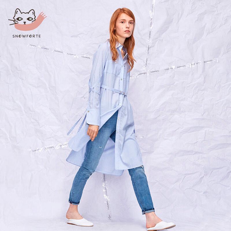 

Snuofude CW18-003 Women s Business Long Shirt L170/92A