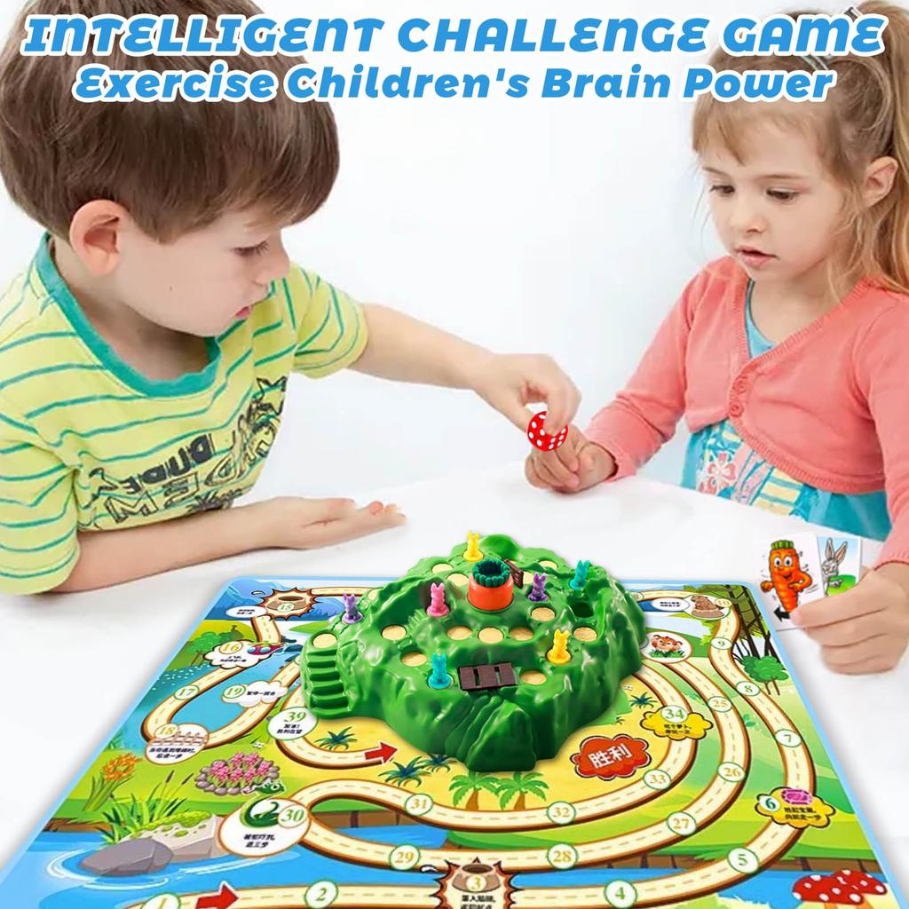 Exciting Bunny Hop Adventure Board Game for Kids and Families Interactive Fun with Strategy and Surprise Elements