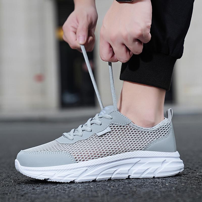 Pantofi de alergare ușori, de mărime mare, pentru sport, la modă, peste graniță, pantofi casual respirabili, pantofi pentru bărbați, vară, material superior EVA