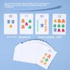 Wooden Monster Search Puzzle For Kids Focus Training With Cards And Blocks
