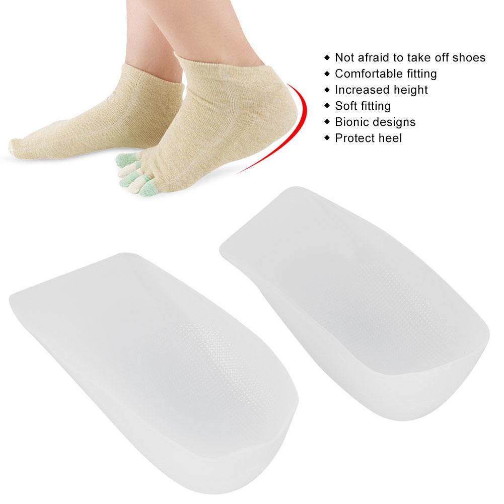 1 Pair Height Increased Insole Heel Socks Shoe Sole Heel Support