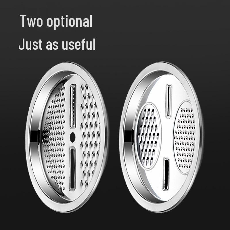 Multifunctional Stainless Steel Grater and Drain Basin Set with Slicer and Non-Magnetic Rice Sieve