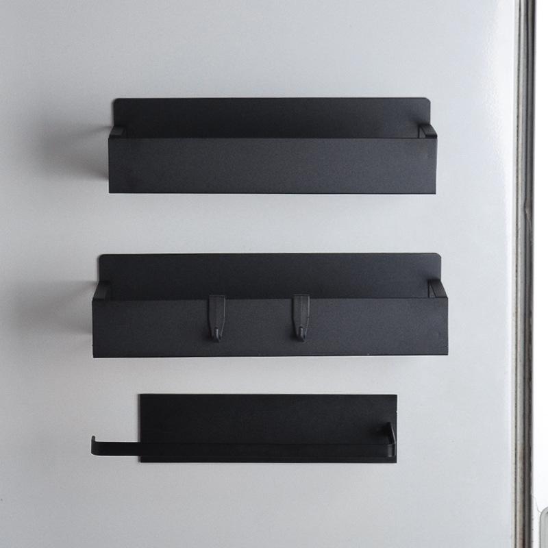 Magnetic Punch-Free Refrigerator Spice & Storage Rack for Kitchen Organization