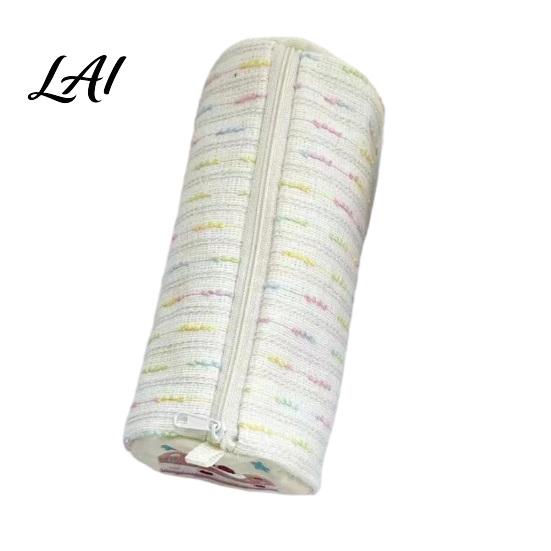 Stain Proof Pencil Holder Strawberry Cake Roll Case Large Capacity Cylindrical Pen Pouch Girlish Desk Accessory Cute Stationery Storage Bag