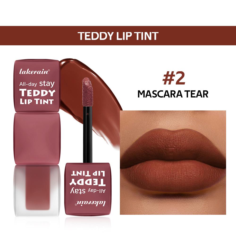 

Тинт для губ Teddy Tint, цвет для губ, блеск для губ, суперстойкое окрашивание 12 часов, матовая текстура, водостойкая помада-тинт, косметика