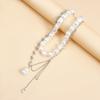 Octagram Moon Special-shaped Pearl Collarbone Chain Light Luxury Fashion Choker Sweet Cool Necklace