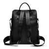 Large capacity backpack women 2025 new commuter computer bag soft leather sports outdoor leisure backpack going out bag