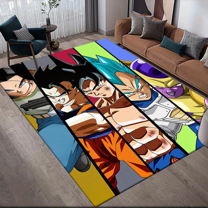 

Dragon Ball Anime Fan Art Square Area Rug, Non-Slip Floor Mat for Living Room, Perfect Gift for Dragon Ball Fans 60x90cm