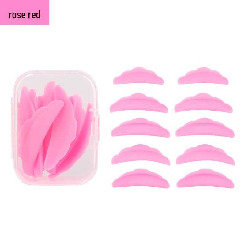 Sunflower Edge Silicone Eyelash Perm Pads - 5 Pairs, Lash Extension Tool