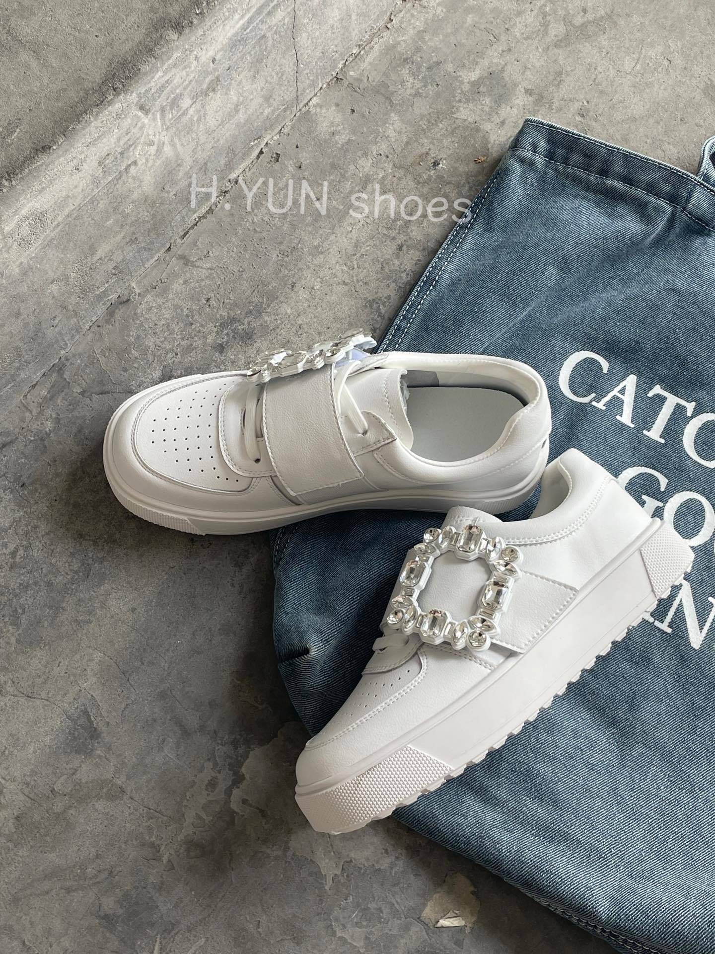 

High-end explosion, super fire thick-soled little white shoes, women s Korean versatile niche original ins tide sports and leisure board shoes 35