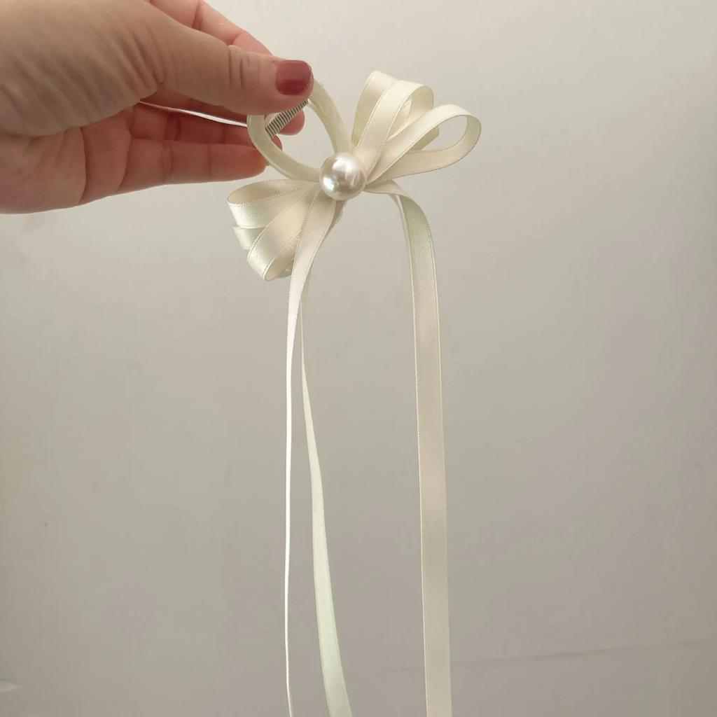 Fairy Bowknot Hair Clips Ribbon Women Ballet Art Streamer Clamp Hairpin Bow Shark Cawl Clips Girls Hair Accessories Jewelry