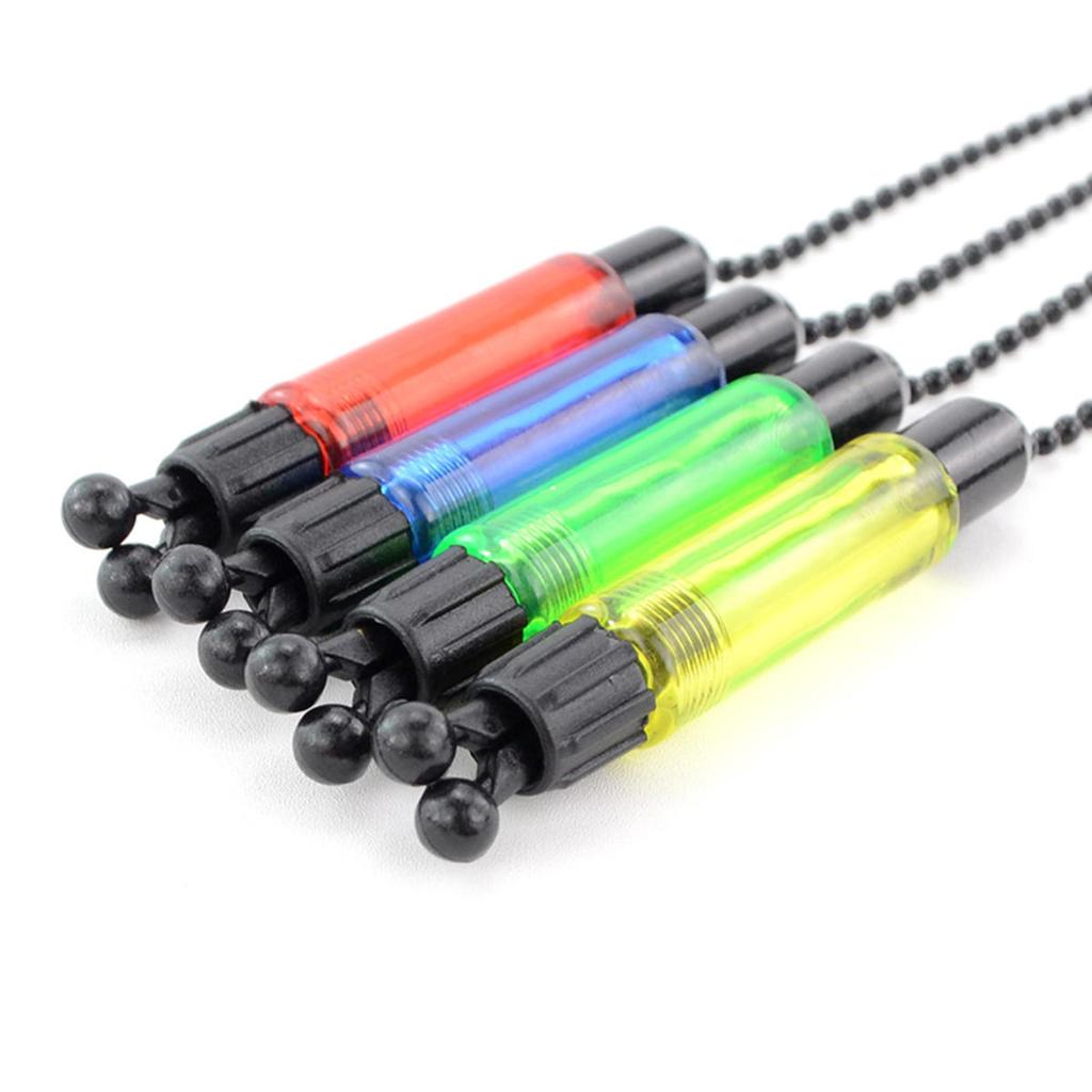 Carp Fishing Hangers Bobbins Swingers Indicators Fishing Alarm Swinger Steel Chain 4 Color Bite Alarm Fishing Tools