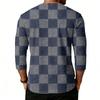 Men's Raglan Sleeve Three,quarter Sleeve Top