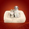 Dnzzs Winter Dog Fluffy Cat Washable Bed, Bed, Warm, Waterproof, Antibacterial, Odor-Resistant, Anti-Mite, Moisture-Wicking, Anti-Static, (Ivory,