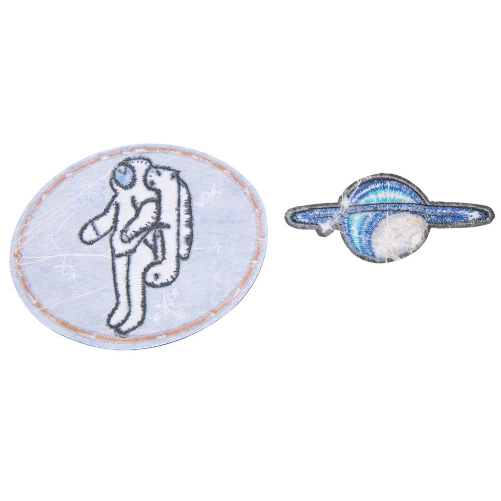 6pcs Wearable Patches Embroidery Patches Iron-On Sewing Patches Accessories  For Backpacks