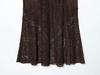 European American Style Women's Lace Satin Midi Skirt - 2025 New Fashion Collection