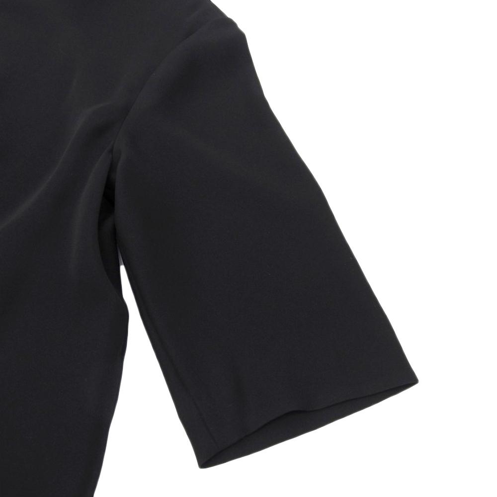 ENFOLD Women's Three-Quarter Sleeve Balloon Dress, Black, Size 36, 300DA333-2640 Dress 36 blackUsed