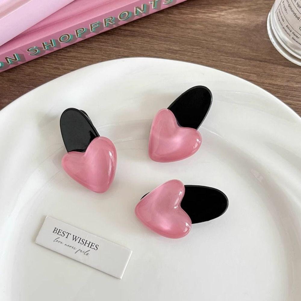 Dopamine Hairpin Heart-shaped Broken Clip Cute Hair Clips
