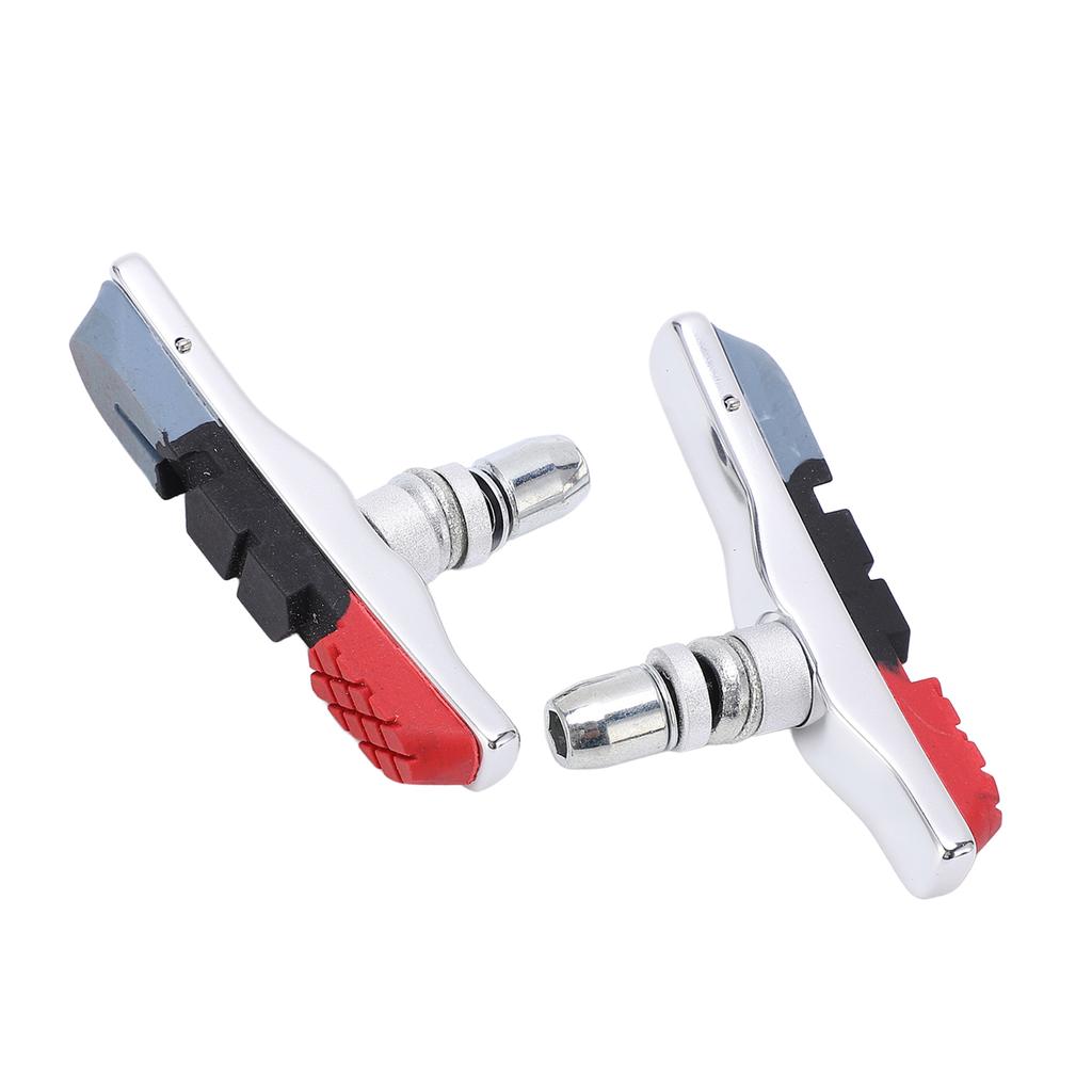 Fahrradbremsbeläge Ersatz 73mm 3 Farben Geräuschreduzierung V-Brake Bremsbeläge für Fahrrad Mountainbike