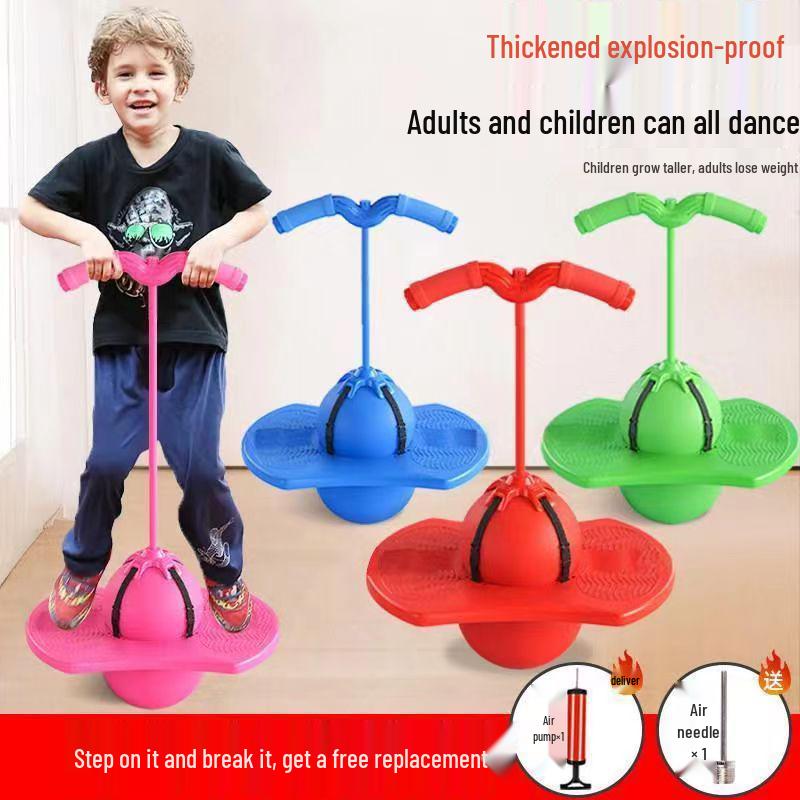 Palla Elastica Rimbalzante per Bambini e Adulti - Divertente Giocattolo per Equilibrio e Fitness