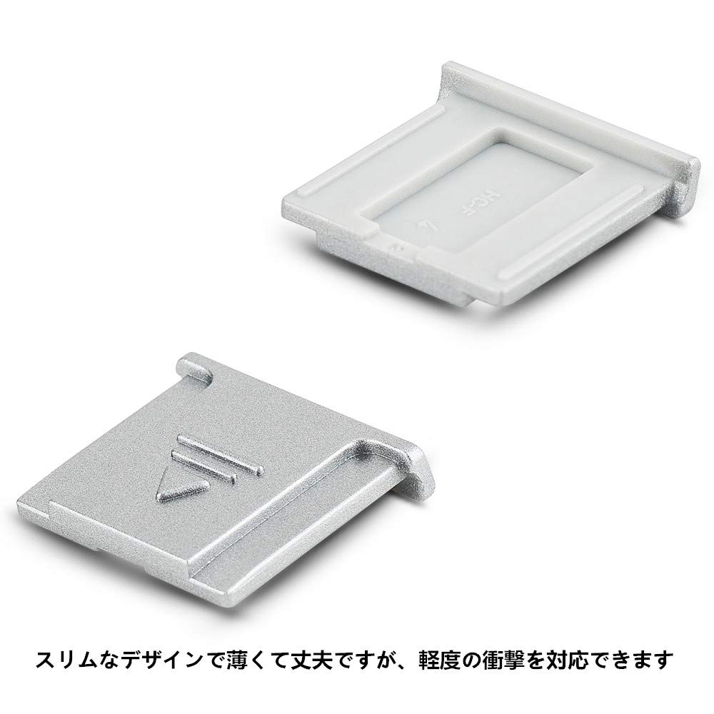 JJC Hot Shoe Covers for Fujifilm X Half GFX 50S Silver (4-Pack) GFX100RF, X-M5, X-E5, X100VI, X-T50, X-T5, X-H2, X-H2S, X-E4, X-S10, X-T4, X-T3, X-T2,