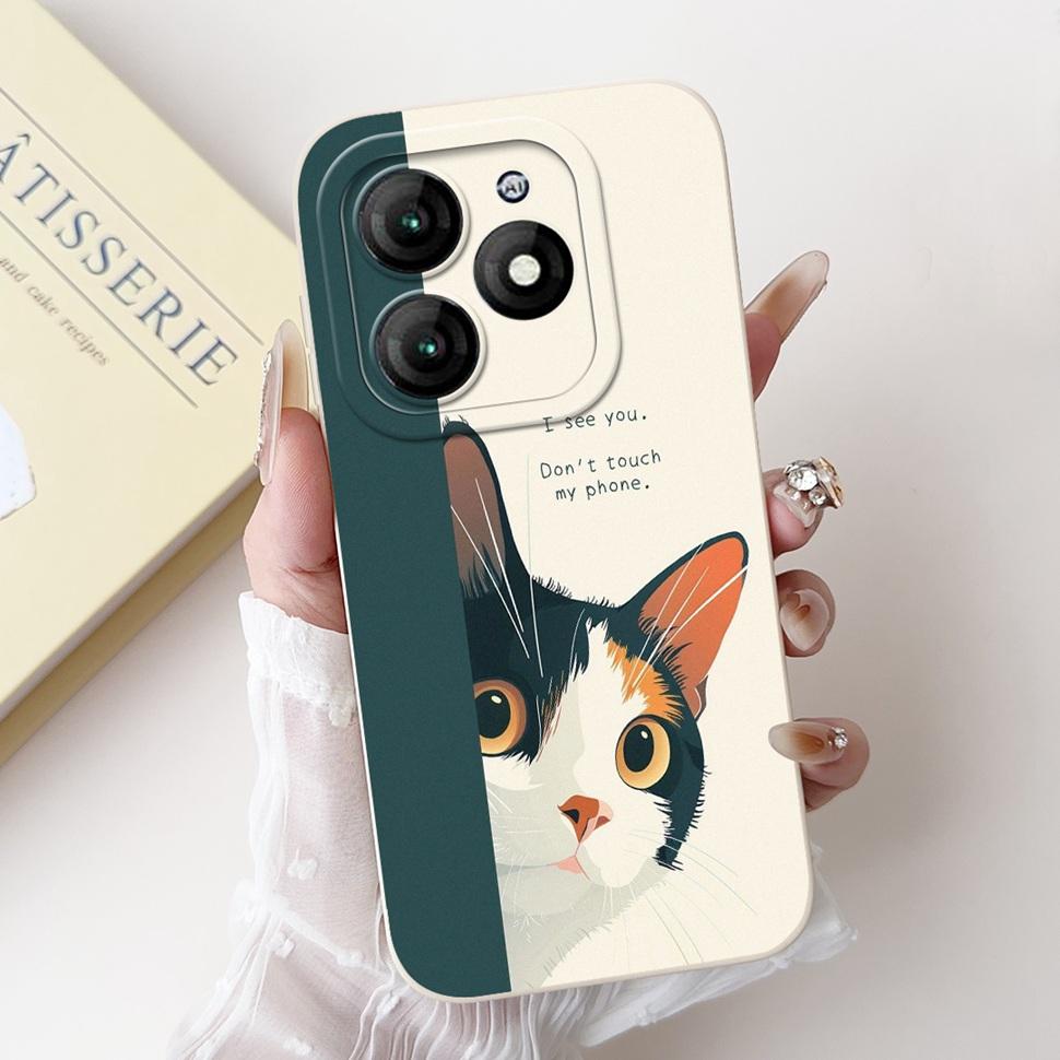 For Itel A70 A665L Case Soft Silicone Fashion Rabbit Phone Cover For Itel A 70 A70 Fundas ItelA70 Casing Shockproof Cover