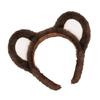 Fun and Safe Plush Animal Ears Headband for Costume Parties Role Playing Soft Wear Adults Comfortable Hairpiece