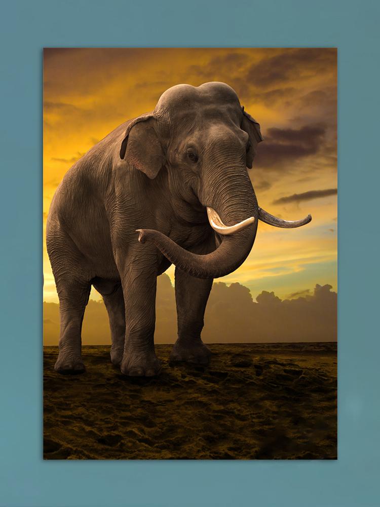 African Elephants Posters Modern Home Decor Animal Canvas Prints Wall Art Pictures for Living Room Interior Decorative Painting