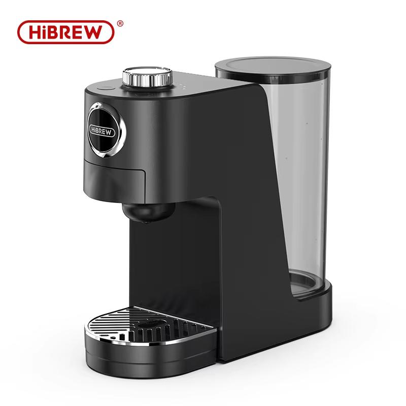 New HiBREW 3 In 1 Multiple Capsule Coffee Machine Hot/Cold DG Cappuccino Nes Small Capsule Ground Coffee Cafeteria H3C