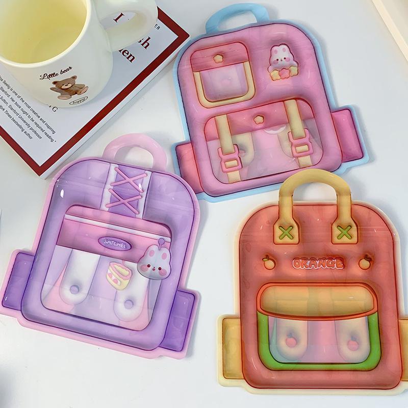 Christmas Cute Cartoon Handbag: Soft, Self-Sealing Storage Bag for Jewelry, Snacks, and Small Items